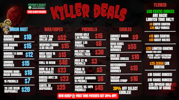 Pharmer's Market - Norman TRICKS? JUST TREATS 🎃 $60 OUNCES! 👻 $5 CARTS!