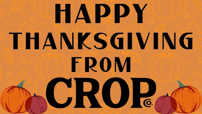 Crop HAPPY THANKSGIVING