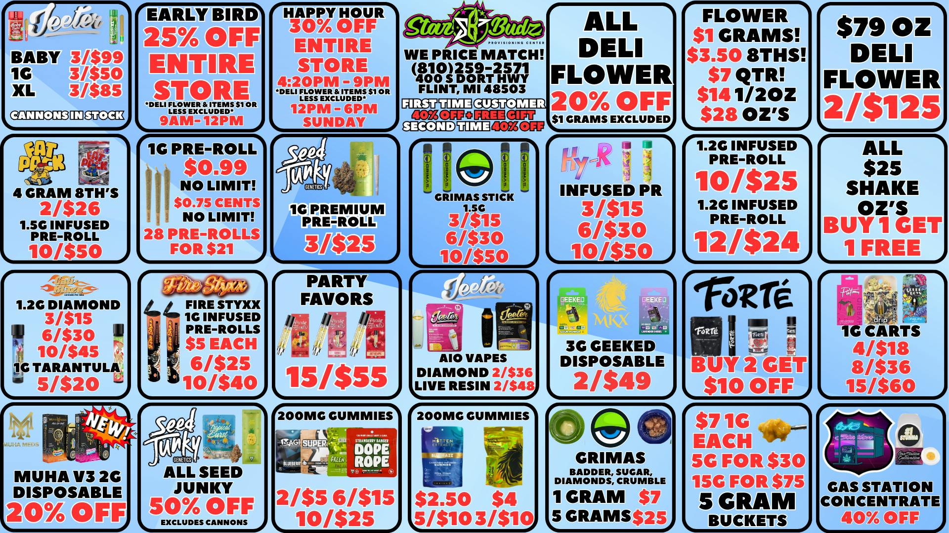 Star Budz - Flint - NOW OPEN! STAR BUDZ FLINT | 10 DAYS OF CHRISTMAS