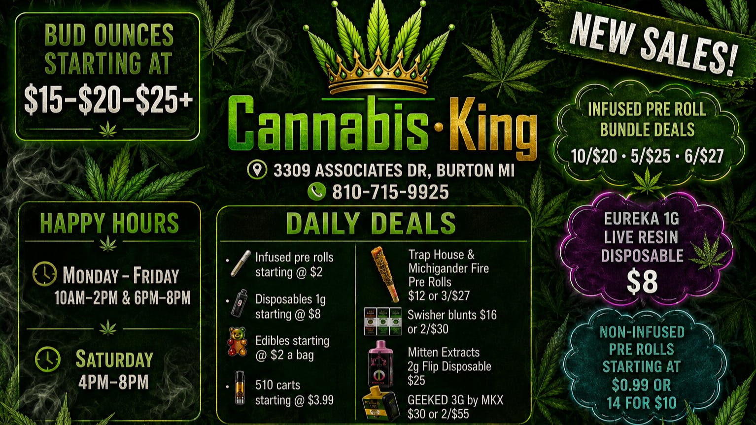 Cannabis King - Burton Lowest Prices
