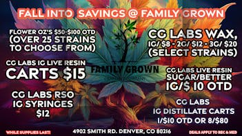 Family Grown FALL INTO SAVINGS @ FAMILY GROWN
