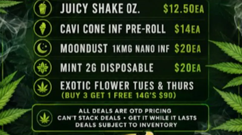 Top Kush Only 🔝🔝($12.50 Shake Oz) +New People, New Deals🔝🔝