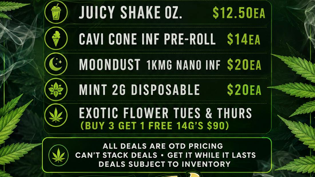 Top Kush Only *Buy 3 get 1 Free, Exotic Flower Deal*
