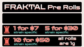 FRAKTAL - Curbside Pickup 10 PRE ROLLS (1g) - $50