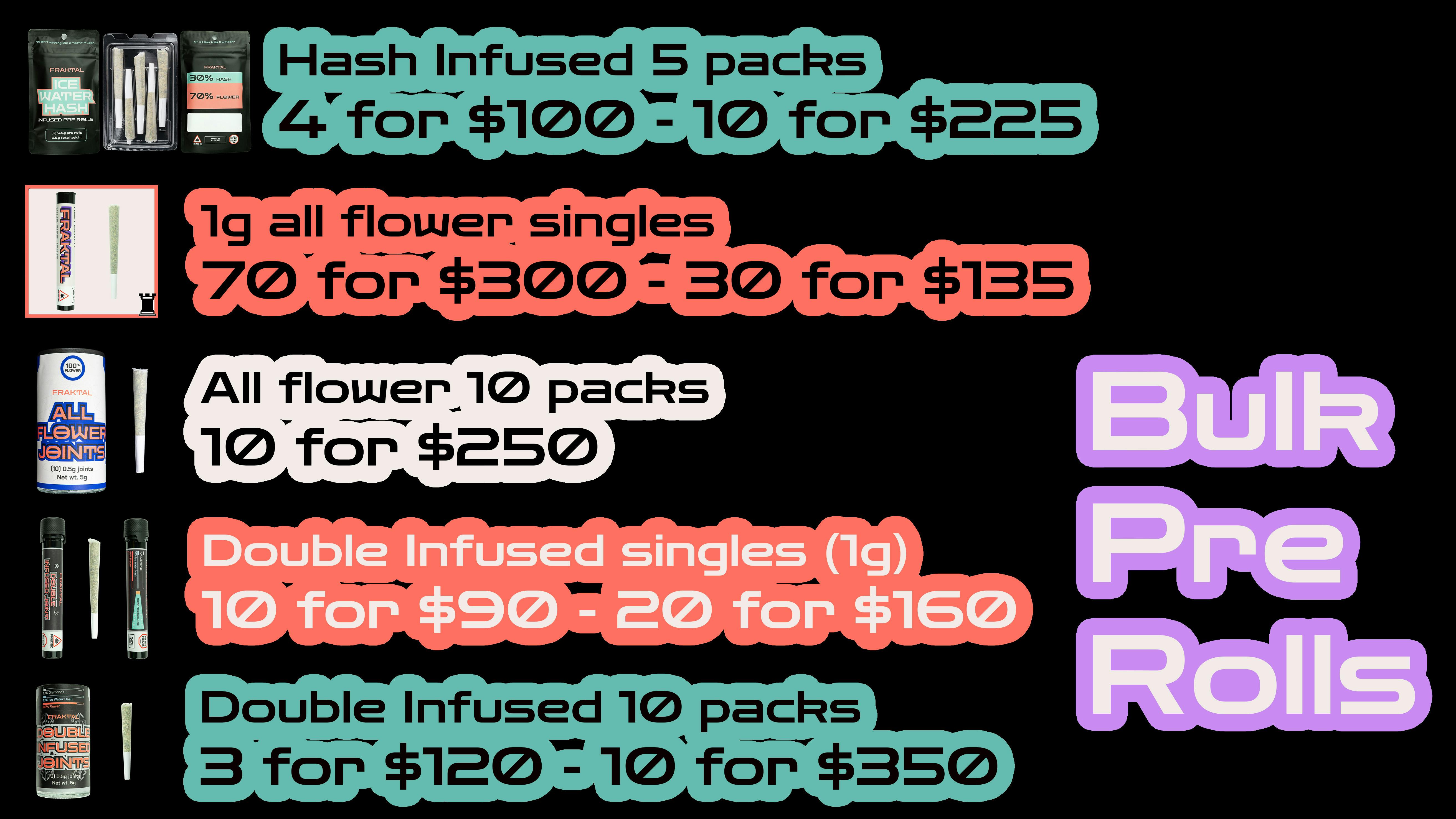 Fraktal Bulk Pre Rolls