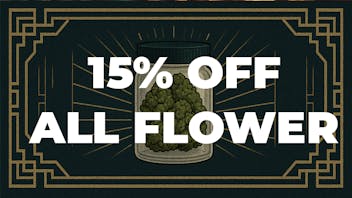 Stache 15% Off All Flower - Weed Wednesday