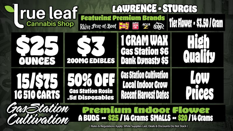 True Leaf - Sturgis February 2nd-8th