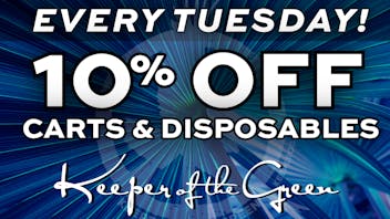 Keeper of the Green - Dodge 10% OFF Carts and Disposables
