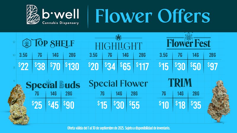 BWell - Caguas Bwell Flower Offers 🌿 28g x $55 y más 🤩