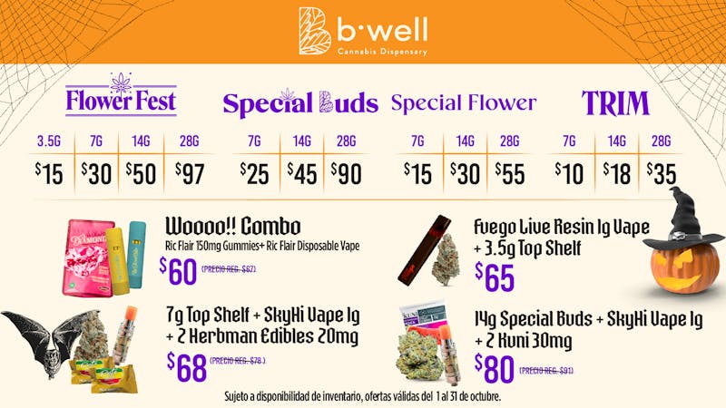 BWell - Bayamon 🎃 Spooky Deals 28g x $55🧛🏻