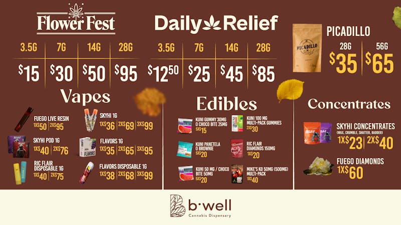Bwell - Santurce Daily 🍂 Relief 14g x $45 | 28g x $85
