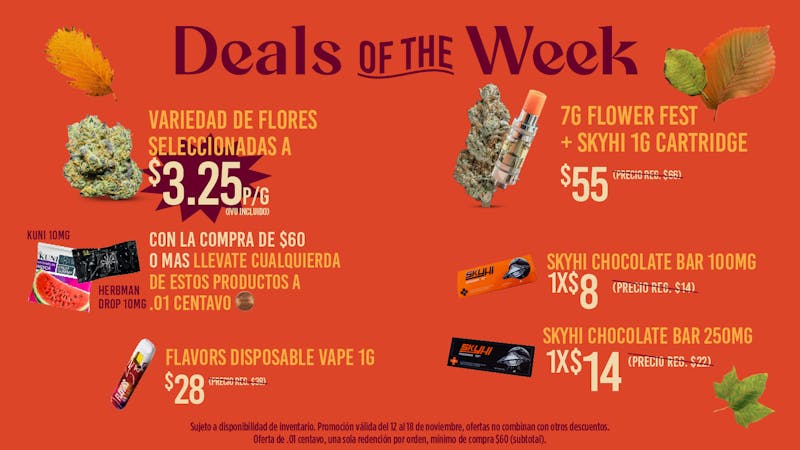 Bwell- Arecibo Flores a $3.25 p/g (ivu incluido)