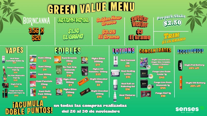 Senses Med Center ¡Llego el Green Week a Senses Med! 🍃