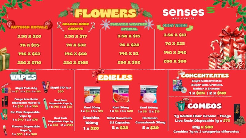 Senses Med Center ¡Especiales Navideños! 🎄