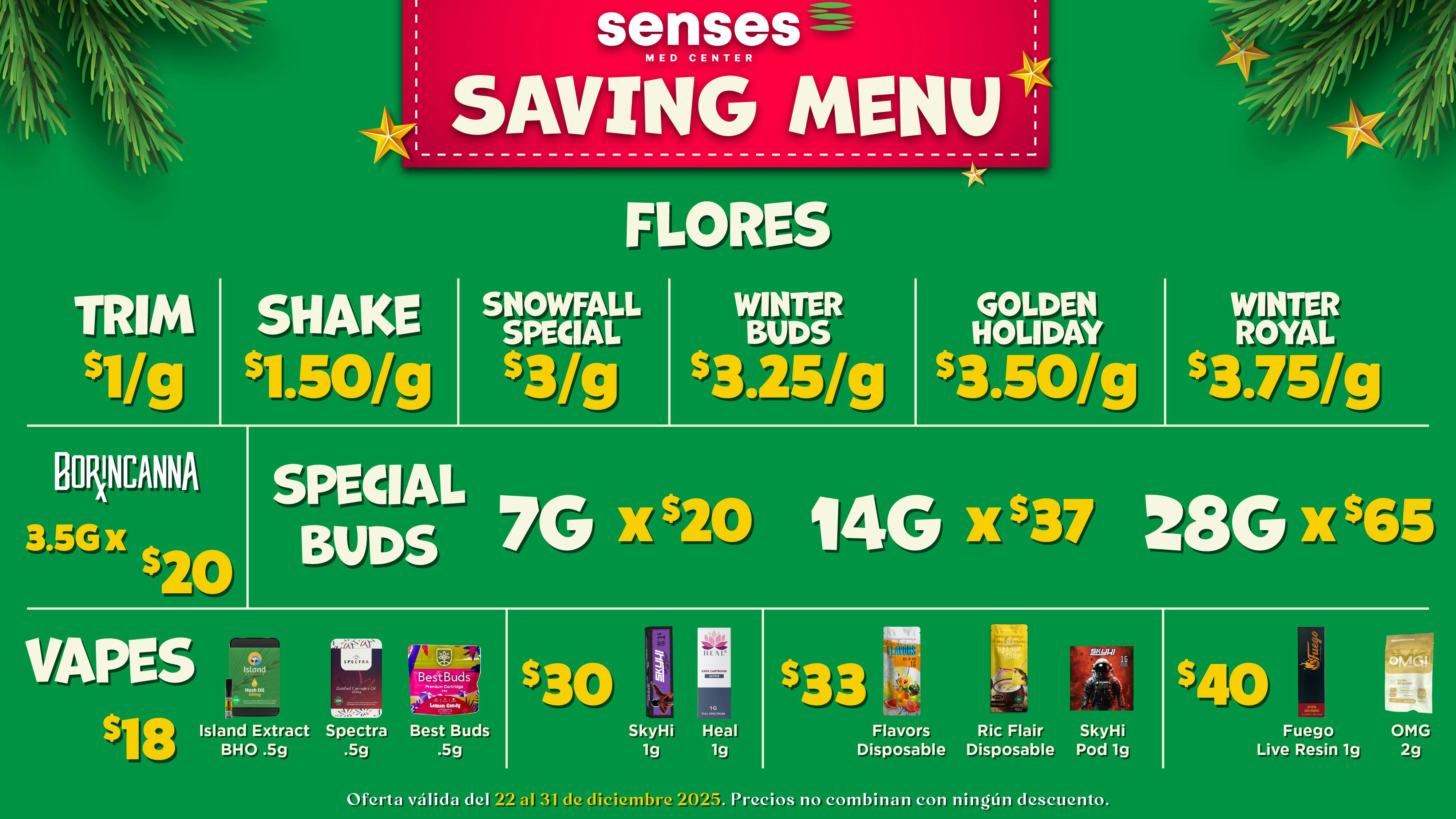 Senses Med Center ¡Regálate Flores Esta Navidad! 🎁🎅