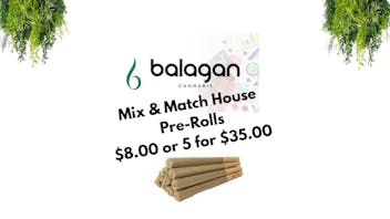 Balagan Cannabis Premium Pre-Rolls Bundle $8.00 5 for $35.00
