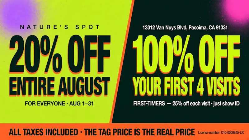 Nature's Spot 20% OFF Everything — All August Long!