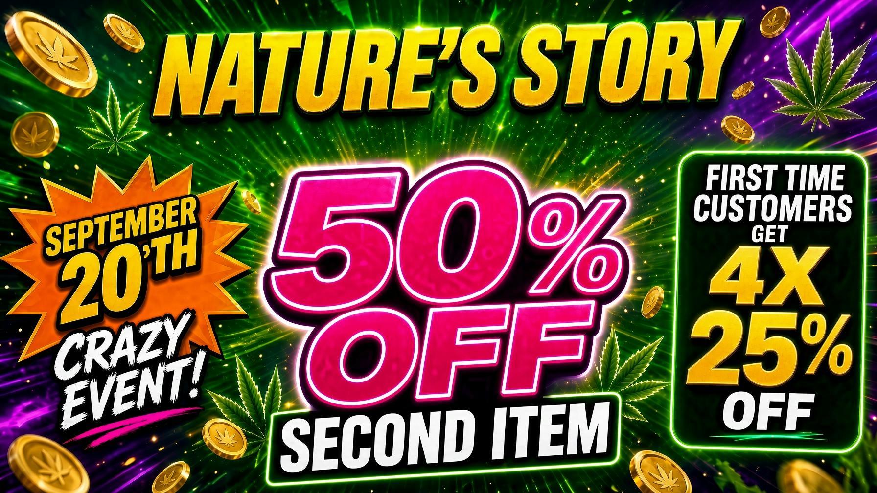 Nature's Story 🔥Buy 1, Get 2nd 50% OFF on ALL Items and Brands🔥