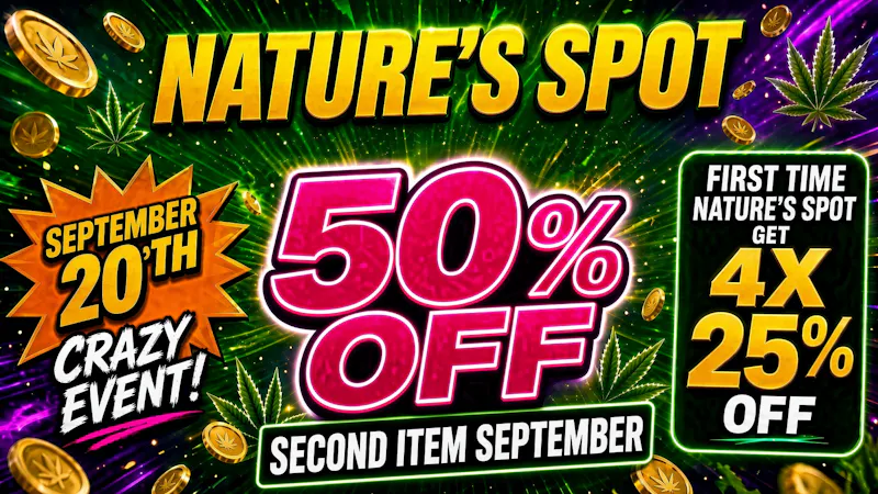 Nature's Spot 🔥Buy 1, Get 2nd 50% OFF on ALL Items and Brands🔥