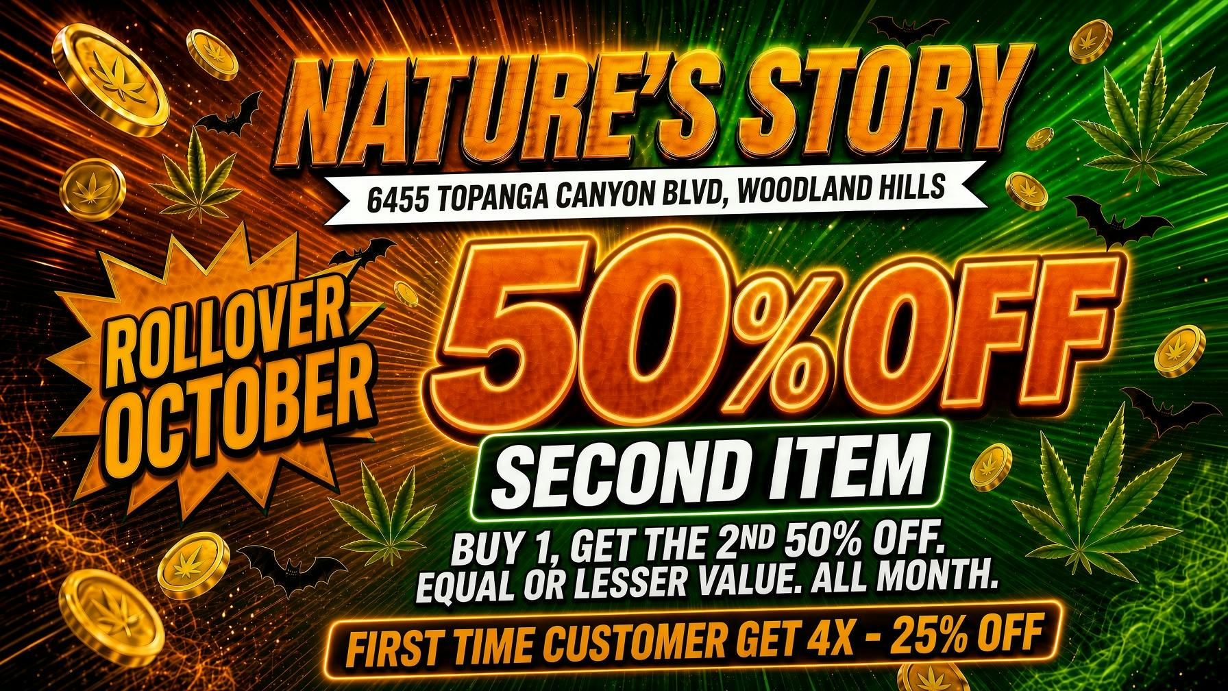 Nature's Story 🎃 Rollover October: 50% OFF 2nd Item 🔥