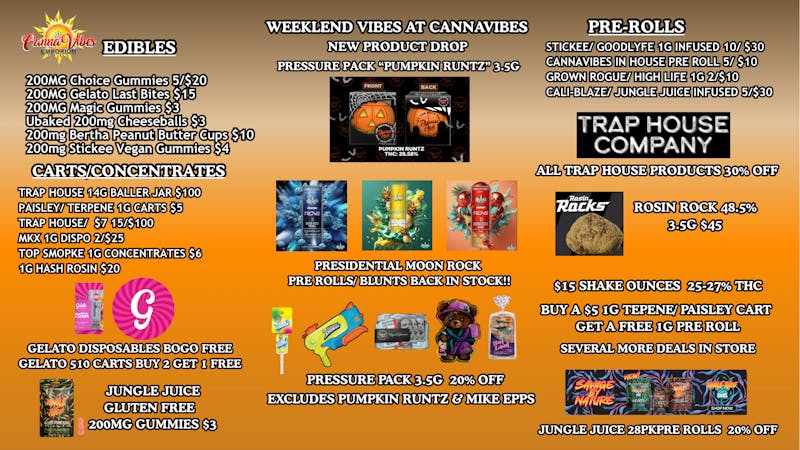 CannaVibes Emporium Ounces Starting At $15