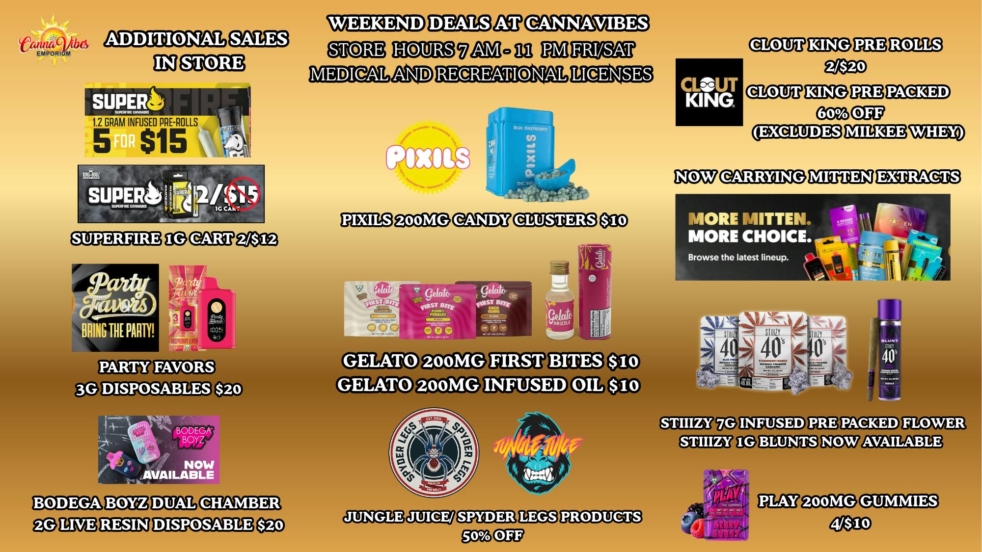 CannaVibes Emporium ALL NEW MEDICAL PRODUCTS. $25 Ounces