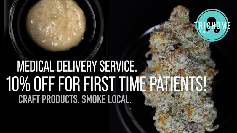 Trichome Traders - Delivery First Time Patient 10%