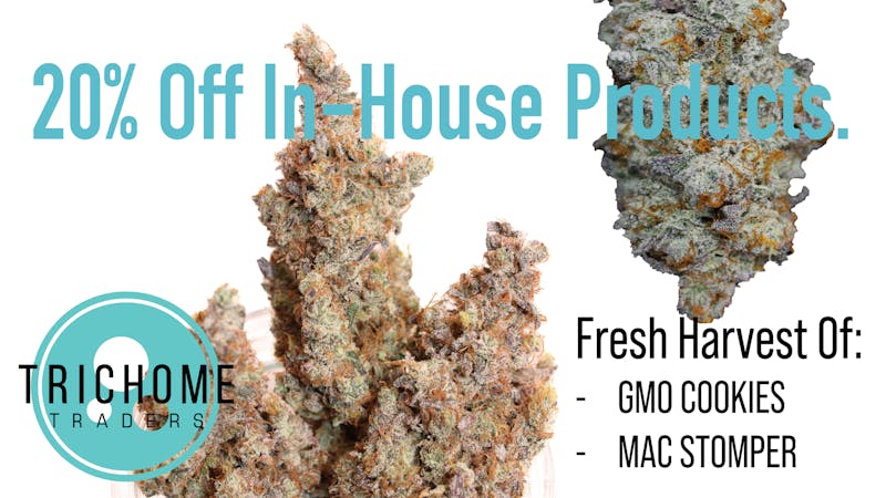 Trichome Traders - Delivery 20% Off In-House Products