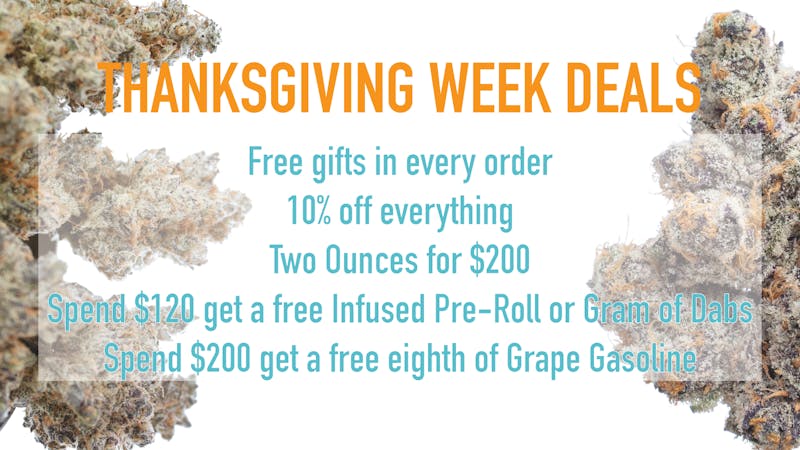 Trichome Traders - Delivery Thanksgiving/Black Friday Week Deals