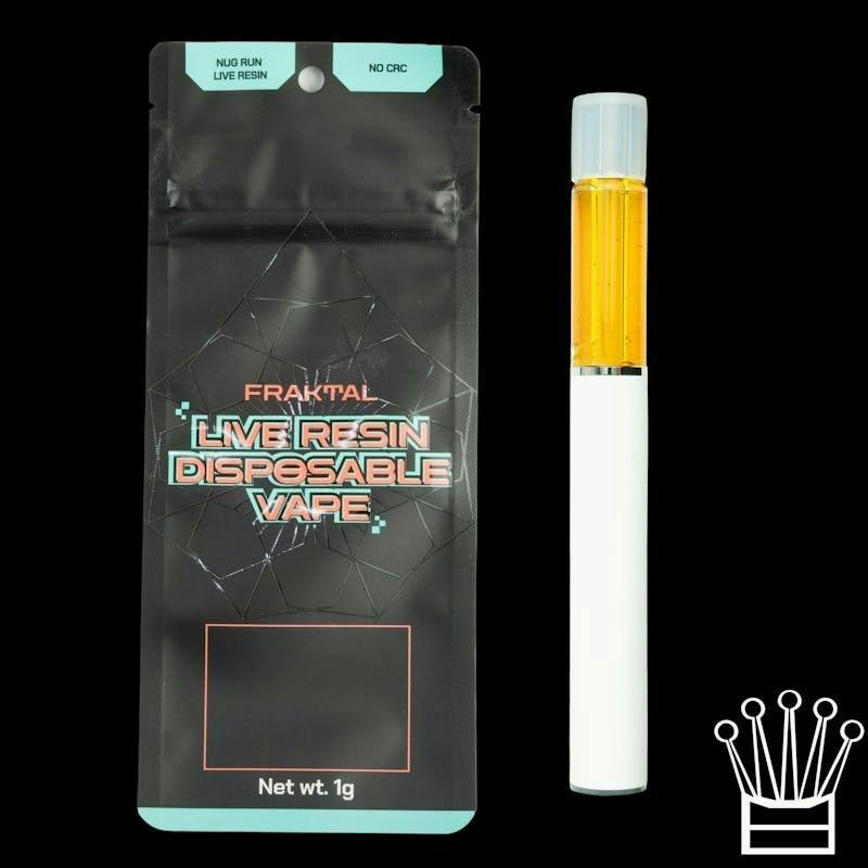 Smellcaster | Live Resin (1g) All Glass Disposable Vape | Fraktal
