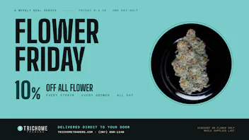Trichome Traders - Delivery FLOWER FRIDAY - 10% OFF ALL FLOWER