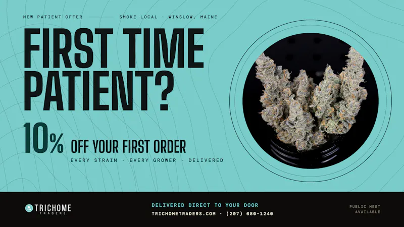 Trichome Traders - Delivery First Time Patient - 10% Off Your First Order