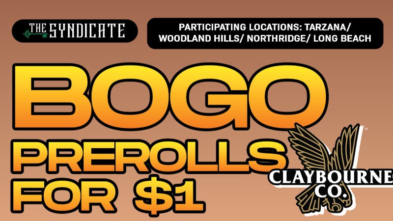 The Syndicate - Long Beach CLAYBOURNE "PRE-ROLLS" - BOGO