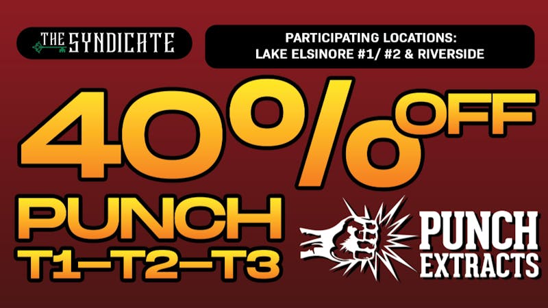 The Syndicate - Lake Elsinore #1 PUNCH EXTRACTS "T1-T2-T3" - 40% OFF