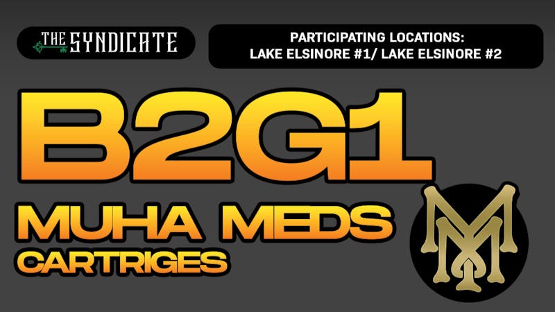 The Syndicate - Lake Elsinore #1 MUHA MEDS "CARTRIDGES" - B2G1