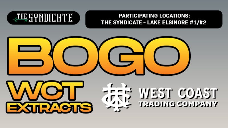 The Syndicate - Lake Elsinore #2 WCT "EXTRACTS" - BOGO