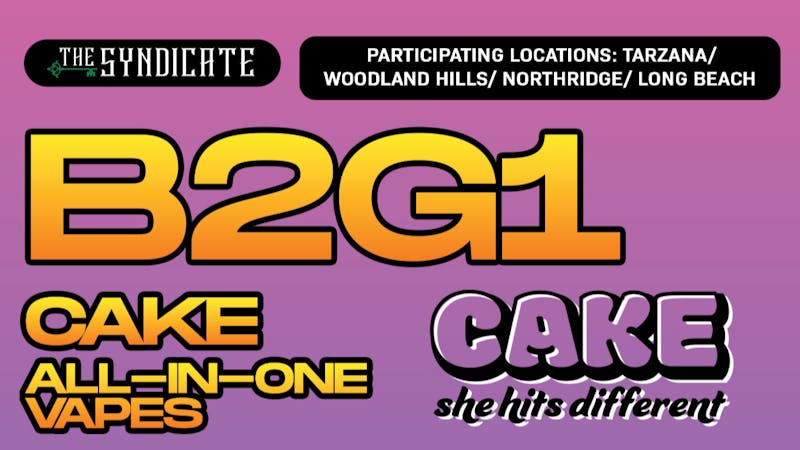 The Syndicate - Long Beach CAKE "AIO" - B2G1