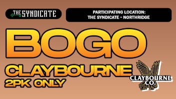 The Syndicate - Northridge #1 CLAYBOURNE "2PK" - BOGO