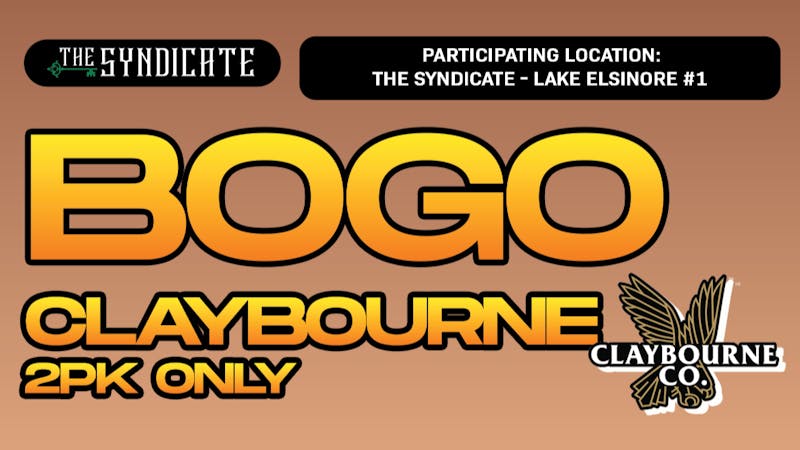 The Syndicate - Lake Elsinore #1 #1 CLAYBOURNE "2PK" - BOGO