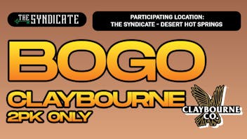 The Syndicate - Desert Hot Springs #1 CLAYBOURNE "2PK" - BOGO