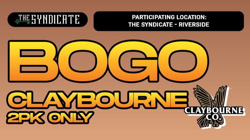 The Syndicate - Riverside #1 CLAYBOURNE "2PK" - BOGO