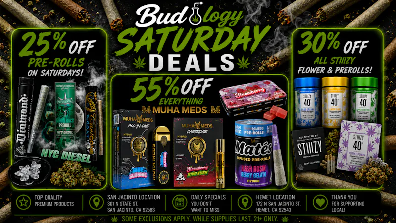 Budology BUDOLOGY SATURDAY DEALS!!!