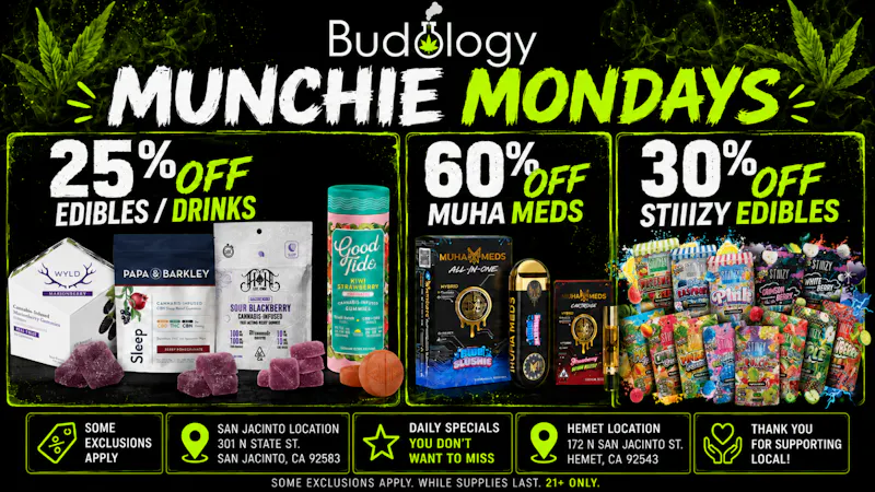 Budology BUDOLOGY MUNCHIE MONDAY DEALS!!!