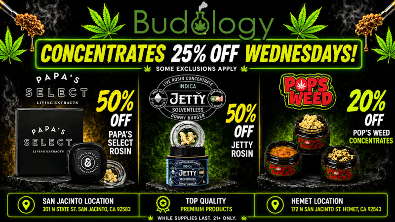 Budology BUDOLOGY WAX WEDNESDAY DEALS!!!