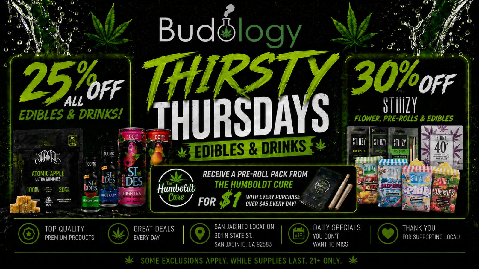 Budology BUDOLOGY THIRSTY THURSDAY DEALS!!!