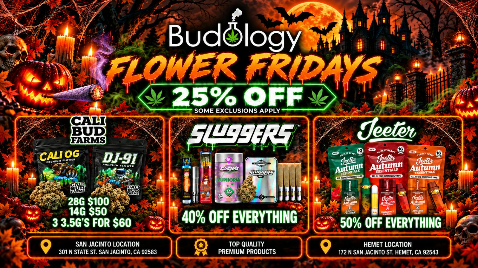 Budology BUDOLOGY FLOWER FRIDAY DEALS!!!