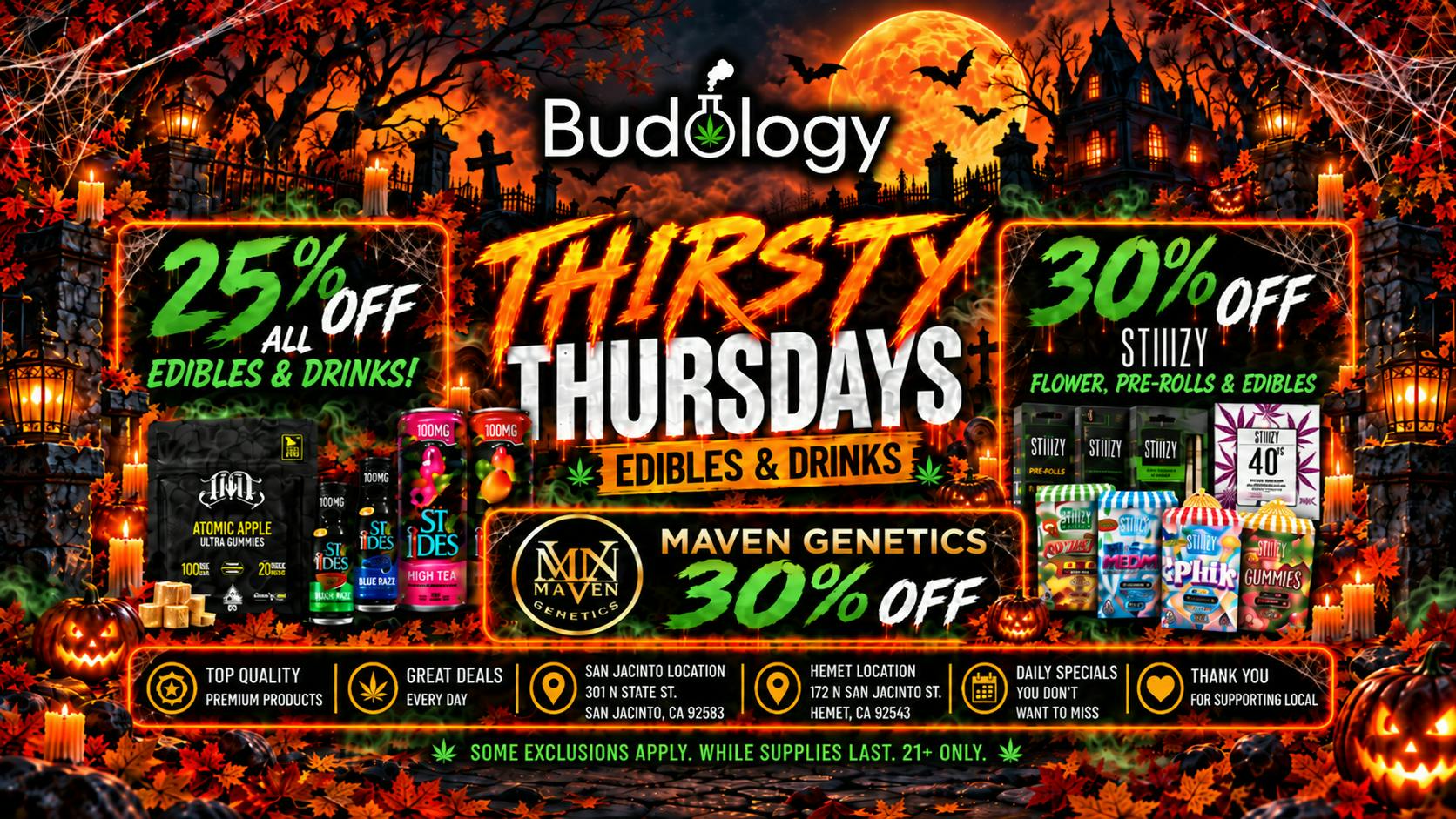 Budology BUDOLOGY THIRSTY THURSDAY DEALS!!!