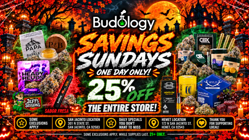 Budology BUDOLOGY SAVINGS SUNDAYS!!!