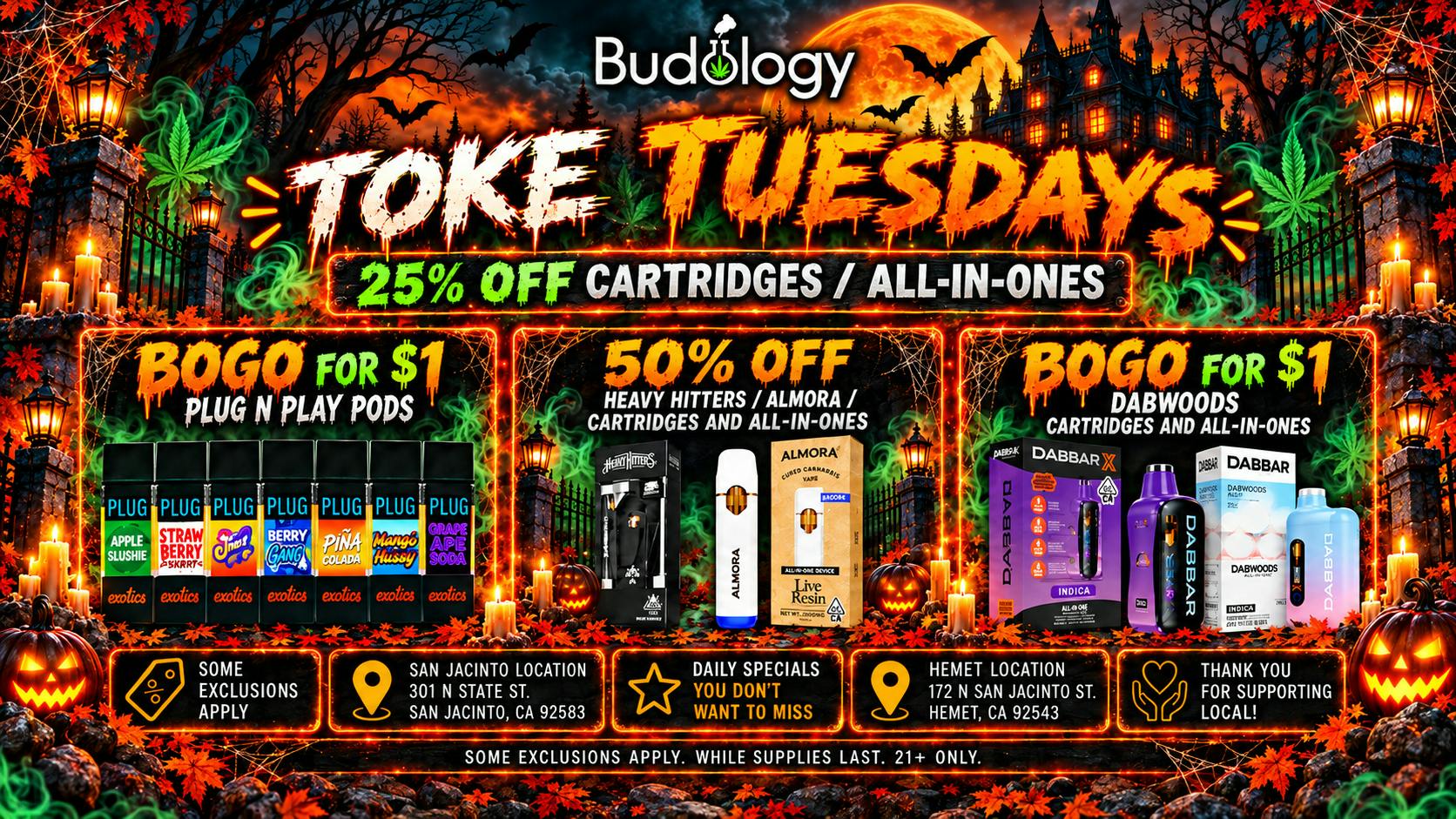 Budology BUDOLOGY TOKE TUESDAY DEALS!!!