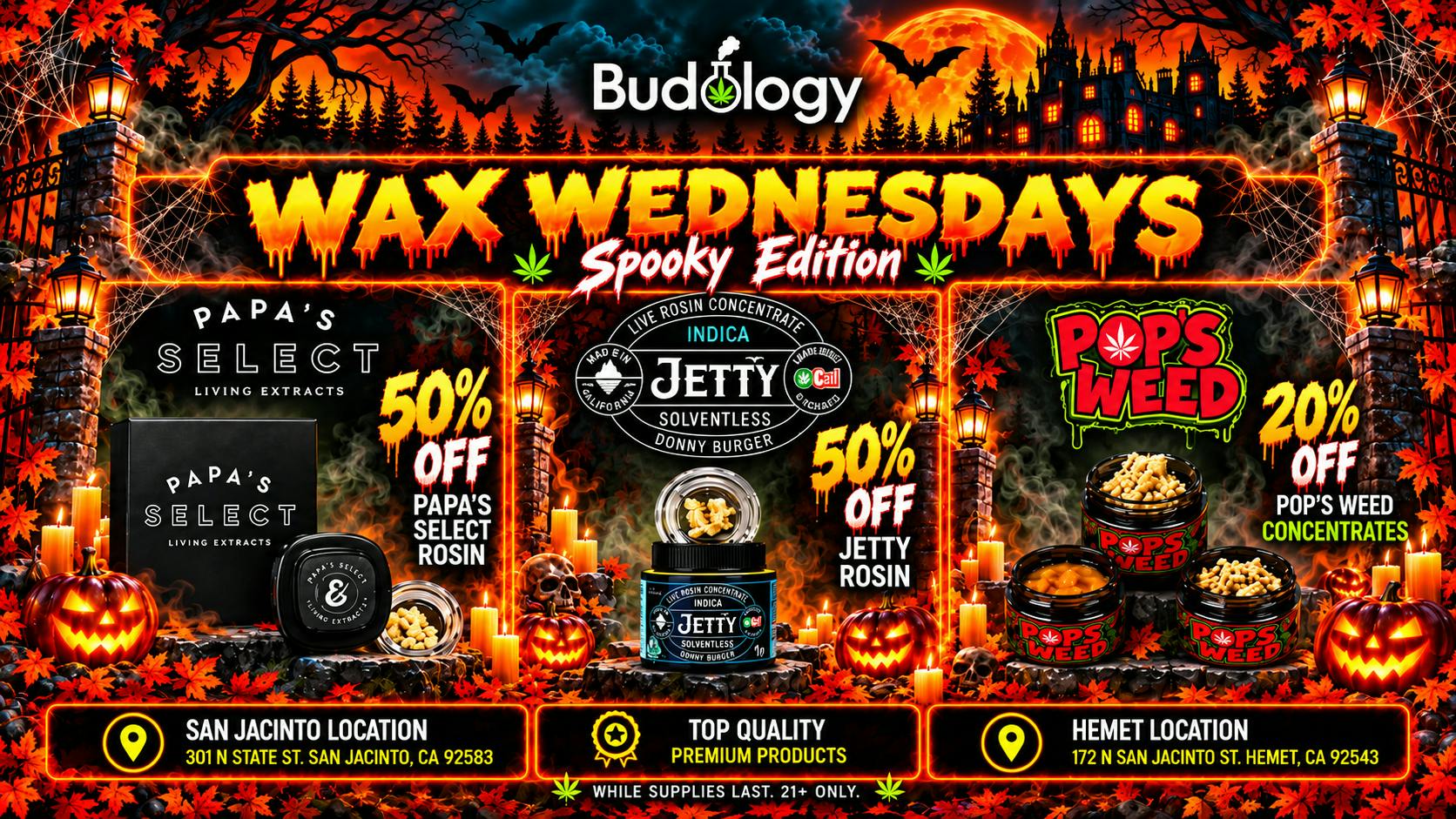 Budology BUDOLOGY WAX WEDNESDAY DEALS!!!